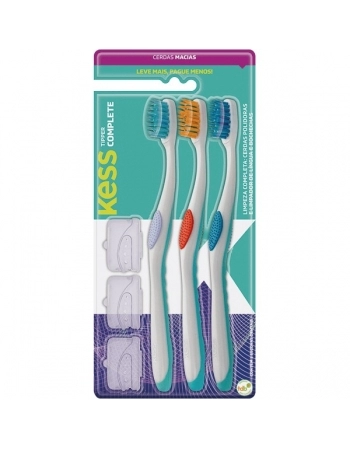 KESS KIT ESCOVA DENTAL TIPPER COMPLETE MACIA 3UN BELLIZ