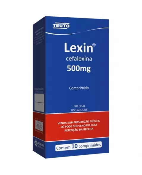 LEXIN 500 MG 10 CPR (CEFALEXINA)