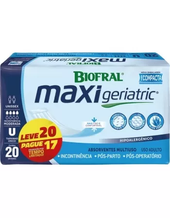 ABSORVENTE BIOFRAL MAXI GERIATRIC L20 P17