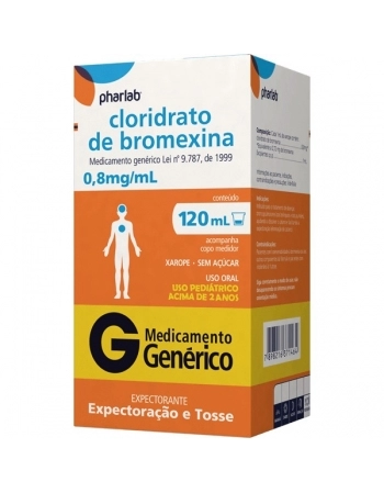 BROMEXINA 0,8MG/ML XAROPE INFANTIL 120 ML - GENÉRICO