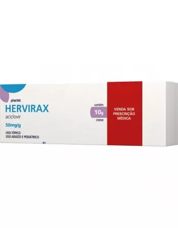 HERVIRAX 50 MG 10 GR