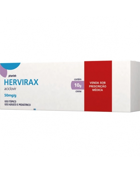 HERVIRAX 50 MG 10 GR