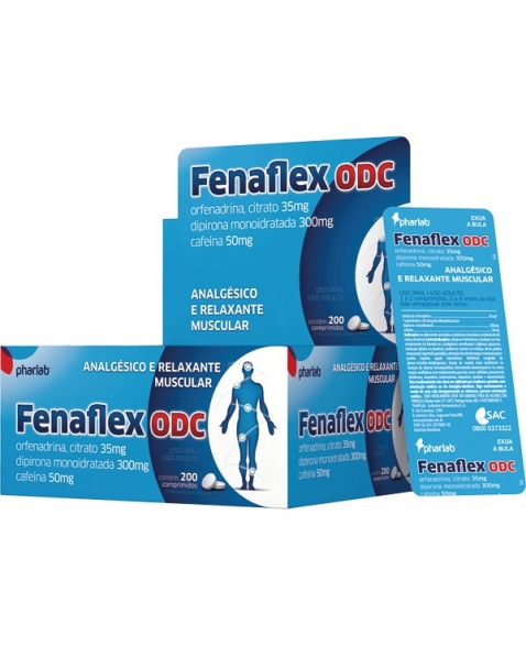 FENAFLEX ODC 35+300+50 MG CX 20X10 CPR