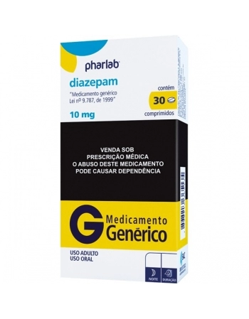 G.DIAZEPAM 10MG 30CPR P344 PHARLAB