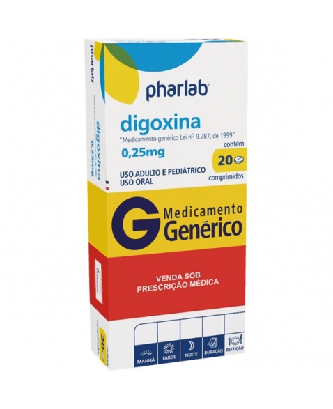 DIGOXINA 0,25 MG 20 CPR - GENÉRICO
