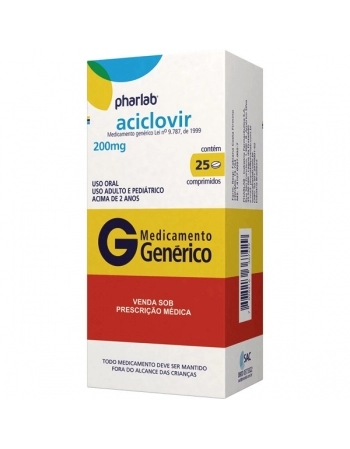 G.ACICLOVIR 200MG 25CPR PHARLAB