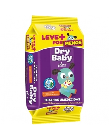 TOALHA UMED DRYBABY PLUS 100UND ESSITY