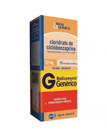 CICLOBENZAPRINA 10 MG 15 CPR - GENÉRICO