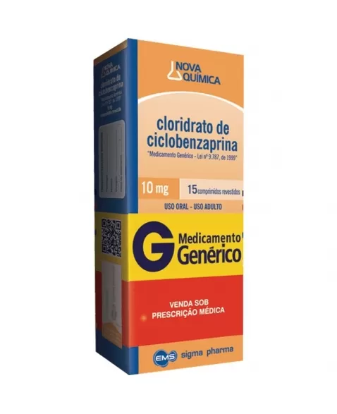 CICLOBENZAPRINA 10 MG 15 CPR - GENÉRICO