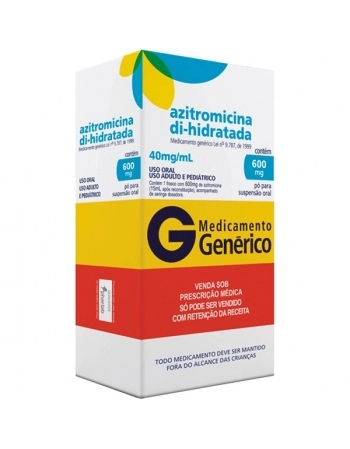 AZITROMICINA 600MG DI-HID SUSP - GENÉRICO