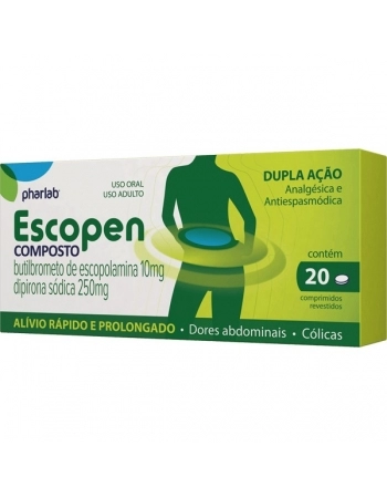ESCOPEN 10/250MG 20CPR PHARLAB