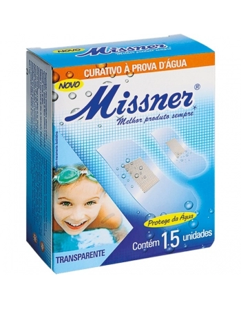 CURATIVO TRANSPARENTE A PROVA D\`AGUA CX 15UN MISSNER