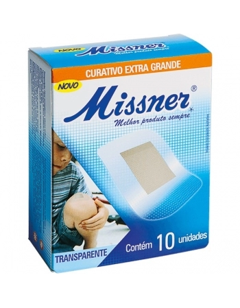 CURATIVO TRANSPARENTE EXTRA GRANDE CX 10UN MISSNER