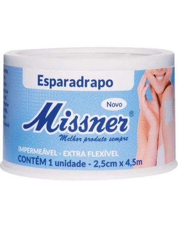 ESPARADRAPO BRANCO IMPERM 2,5X4,5 MISSNER