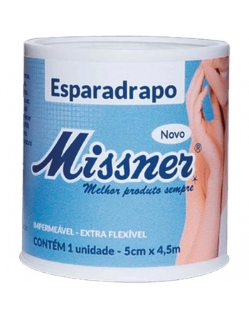 ESPARADRAPO BRANCO IMPERM 5,0X4,5 MISSNER