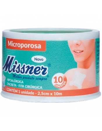 FITA MICROPOROSA BRANCA 2,5X10 MISSNER