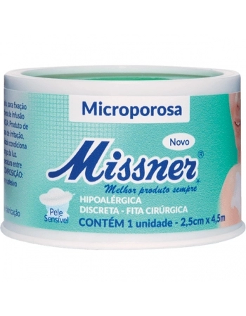 FITA MICROPOROSA BRANCA 2,5CX4,5 MISSNER