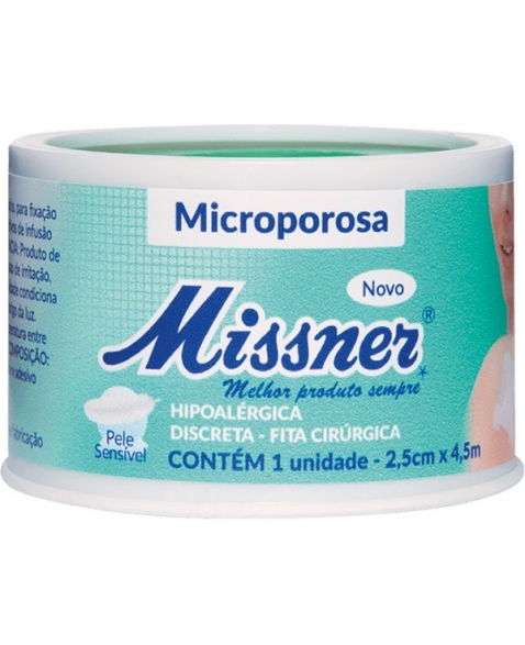 FITA MICROPOROSA BRANCA MISSNER 2,5CX4,5