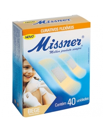 CURATIVO FLEXIVEL BEGE CX 40UN MISSNER