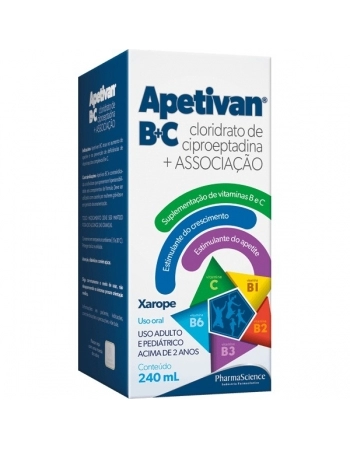 APETIVAN B+C XPE 240ML PHARMASCIENCE