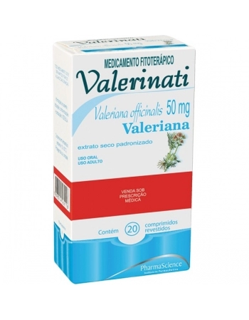 VALERINATI 50MG 20CPR PHARMASCIENCE