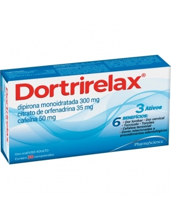 DORTRIRELAX COM CX C/ 3X10 (ASS.)