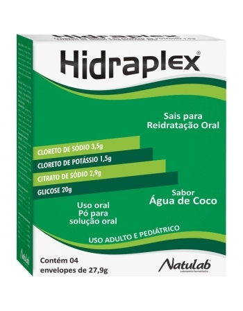 HIDRAPLEX PO 4ENV 27,90GR AGUA COCO NATULAB
