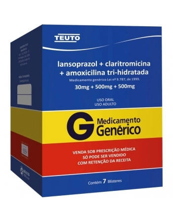 G.LANSOPR+CLARITR+AMOX TRIIDR 7X8CPS TEUTO