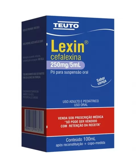 LEXIN SUSP 250 MG 100 ML CEREJA(CEFALEXI