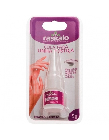 COLA P/ UNHAS POSTICAS 5GR RASKALO