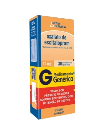 ESCITALOPRAN 10MG 30 CPR P344 - GENÉRICO