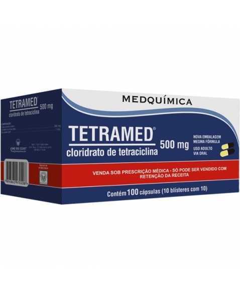 TETRAMED 500 MG 10X10 CPR (TETRACICLINA)