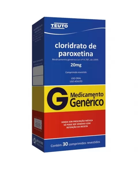 PAROXETINA 20MG 30 CPR P344 - GENÉRICO