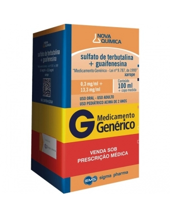 TERBUTAL + GUAIFENESINA XAROPE 100 ML - GENÉRICO