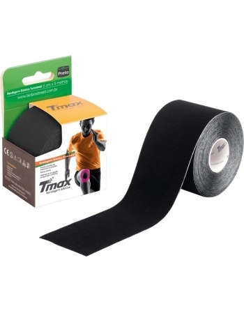 FITA ADESIVA DE KINESIOLOGIA PRETO TMAX BIOLAND