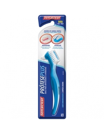 ESCOVA PROTESE PLUS DURA DENTALCLEAN