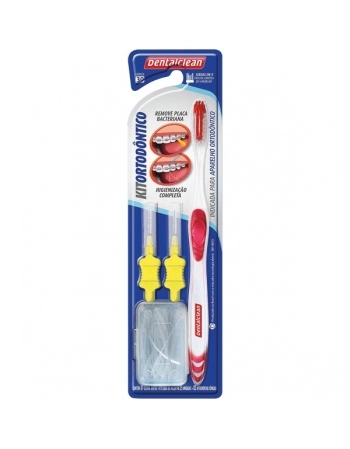 ESCOVA KIT ORTOD ESCOVA ORT/INTERDENTAL/PASSA FIO DENTALCLEAN