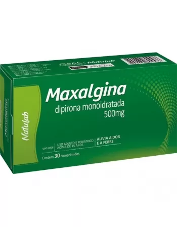 MAXALGINA 500MG 30CPR (DIPIRON MONOIDRATADA)