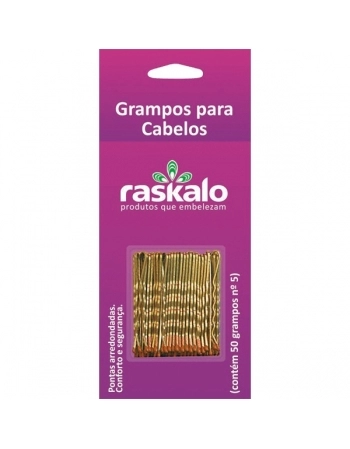 GRAMPO P/ CABELO Nº5 LOIRO 50UN RASKALO