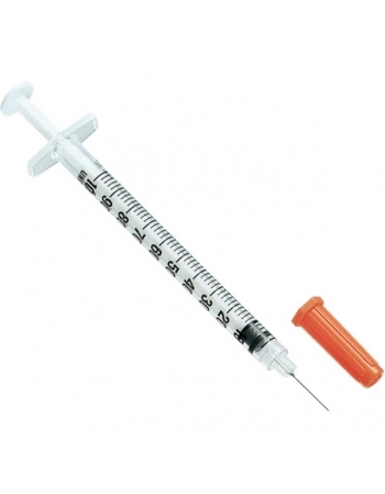 SERINGA 1ML P/INSULINA C/AGULHA CURTA 100UN DESCARPACK
