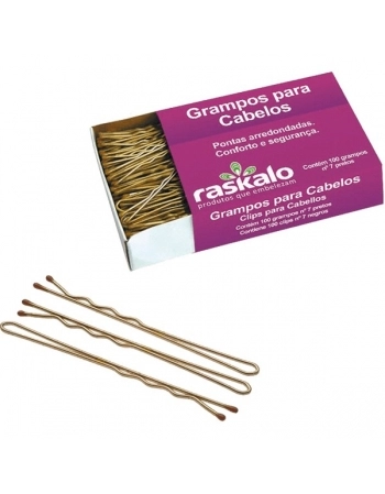 GRAMPO P/ CABELO Nº7 LOIRO 100UND RASKALO