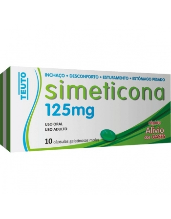 G.SIMETICONA 125MG 10CPS GEL TEUTO