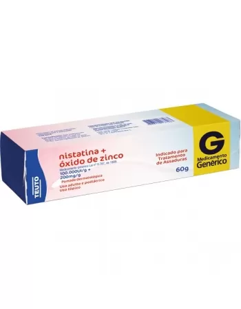 NISTATINA + OXIDO DE ZINCO POM 60 GR - GENÉRICO