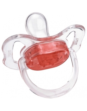KUKA CHUPETA CRISTAL COLOR ORTO SIL Nº2 VERMELHA