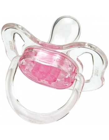 CHUPETA CRISTAL COLOR ORTO SIL Nº2 ROSA