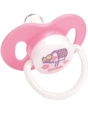 KUKA CHUPETA RED SIL Nº1 PLUS DECORADA ROSA