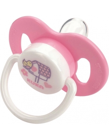 KUKA CHUPETA DECORADA PLUS ORTO Nº1 ROSA