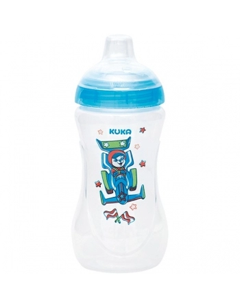 KUKA COPO DECORADO FUN MENINO C/CANUDO 330ML