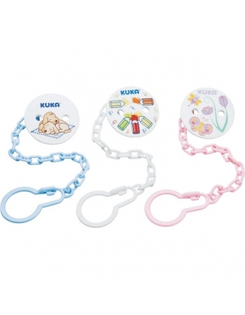 KUKA PRENDEDOR DE CHUPETA (AZUL/ROSA)