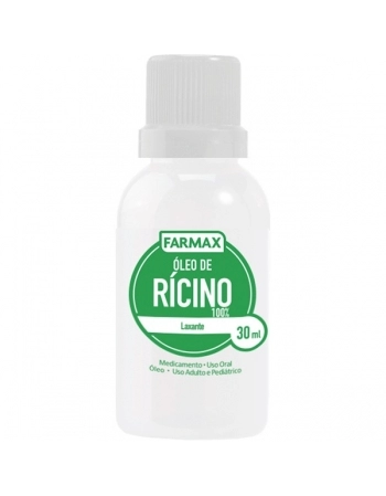 OLEO DE RICINO 100% PURO 30ML FARMAX